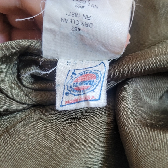 Vintage 100% Wool Glen Plaid Button-front Midi Skirt 10 Academia Heritage - Picture 12 of 15